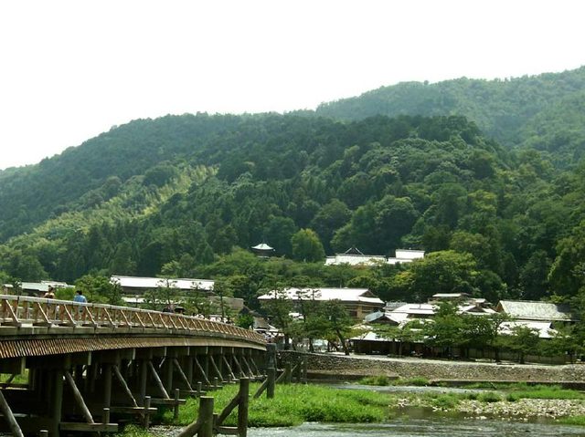 Togetsukyo bridge over the Hozu river, Arashiyama